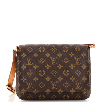 Louis Vuitton Musette Tango Handbag Monogram Canvas