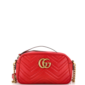 Gucci GG Marmont Shoulder Bag Matelasse Leather Small