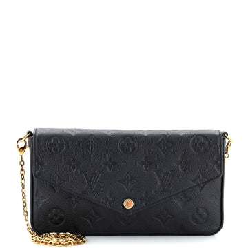 Louis Vuitton Felicie Pochette Monogram Empreinte Leather