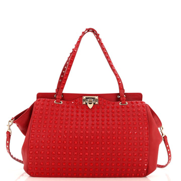Valentino Garavani Rockstud Tote Full Studded Leather Medium