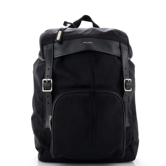 Saint Laurent Hunting Backpack Canvas