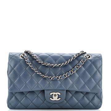 Chanel Classic Double Flap Bag Quilted Caviar Medium