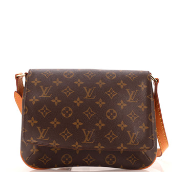 Louis Vuitton Musette Tango Handbag Monogram Canvas