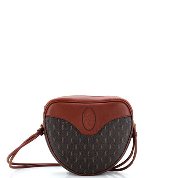 Saint Laurent Le Monogramme Coeur Bag Monogram All Over Coated Canvas and Leather