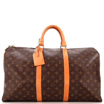 Louis Vuitton Keepall Bag Monogram Canvas 50