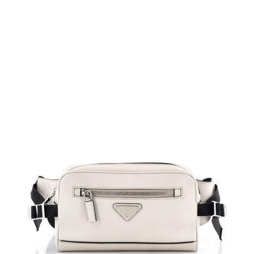 Prada Zip Waist Bag Saffiano Leather Small