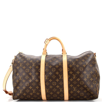 Louis Vuitton Keepall Bandouliere Bag Monogram Canvas 50
