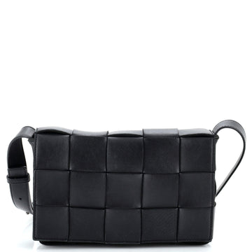 Bottega Veneta Cassette Crossbody Bag Maxi Intrecciato Leather Small