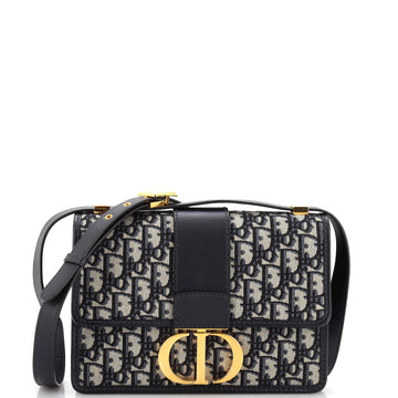Christian Dior 30 Montaigne Flap Bag Oblique Canvas