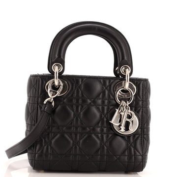 Christian Dior Lady Dior Bag Cannage Quilt Lambskin Mini
