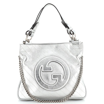 Gucci Blondie NM Tote Diagonal Quilted Leather Small