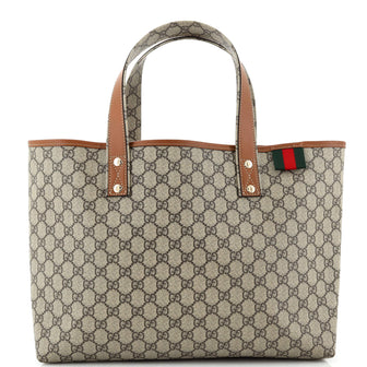 Gucci Web Loop Tote GG Coated Canvas Medium