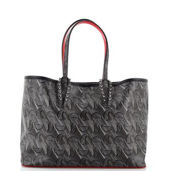 Christian Louboutin Cabata East West Tote CL Monogram Canvas Small