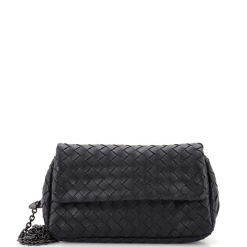 Bottega Veneta Expandable Chain Crossbody Bag Intrecciato Nappa Small