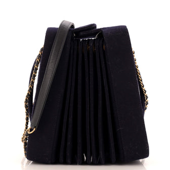Chanel Paris-Hamburg Accordion Bag Quilted Wool