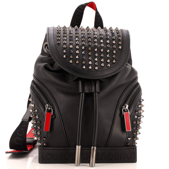 Christian Louboutin Explorafunk Backpack Spiked Leather Small