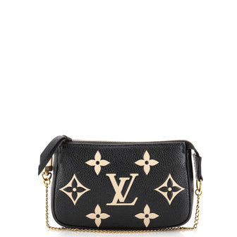 Louis Vuitton Pochette Accessoires Bicolor Monogram Empreinte Giant Mini