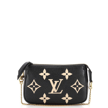 Louis Vuitton Pochette Accessoires Bicolor Monogram Empreinte Giant Mini
