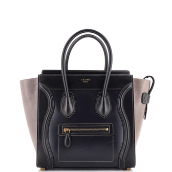 Celine Luggage Bag Grainy Leather Micro