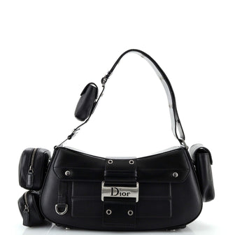 Christian Dior Vintage Street Chic Columbus Bag Leather Medium