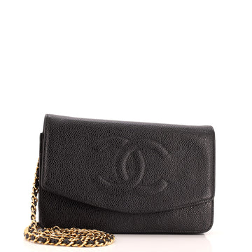 Chanel Timeless Wallet on Chain Caviar