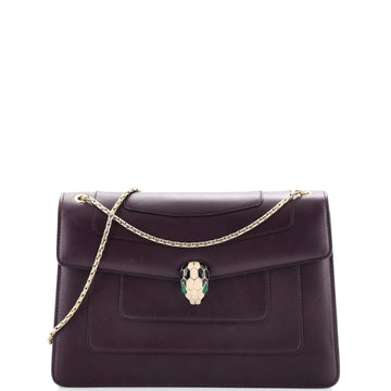 Bvlgari Serpenti Forever Shoulder Bag Leather Medium