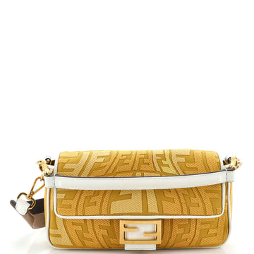 Fendi Baguette NM Bag Fish-Eye FF Embroidered Canvas Medium