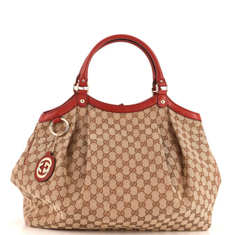 Gucci Sukey Tote GG Canvas Large