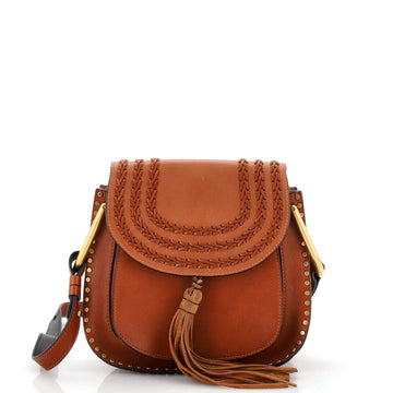 Chloe Hudson Handbag Whipstitch Leather Small