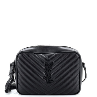 Saint Laurent Lou Camera Bag Matelasse Chevron Leather Small