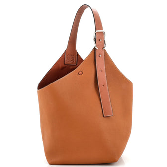 Loewe Belted Balloon Bucket Shoulder Bag Leather