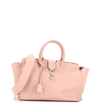 Saint Laurent Monogram Cabas Downtown Leather Small