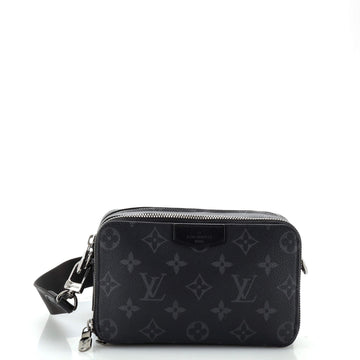 Louis Vuitton Alpha Wearable Wallet Monogram Eclipse Canvas