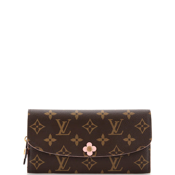 Louis Vuitton Emilie Wallet Limited Edition Blooming Flowers Monogram Canvas