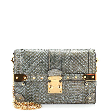 Louis Vuitton Trunk Chain Wallet Python