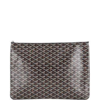 Goyard Senat Zip Pouch Coated Canvas GM