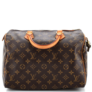 Louis Vuitton Speedy Handbag Monogram Canvas 30