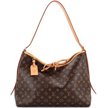 Louis Vuitton CarryAll Hobo Monogram Canvas MM