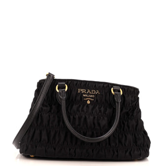 Prada Gaufre Convertible Tote Tessuto Small
