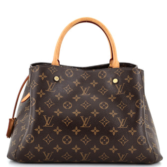 Louis Vuitton Montaigne Handbag Monogram Canvas MM