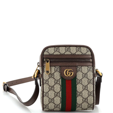 Gucci Ophidia Messenger Bag GG Coated Canvas Mini