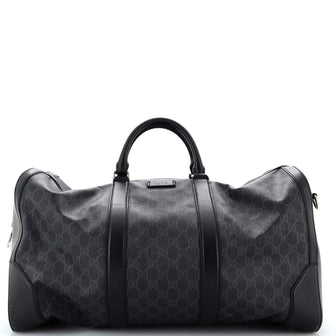 Gucci Convertible Duffle Bag GG Coated Canvas Large