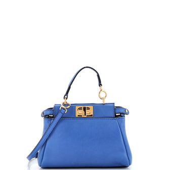 Fendi Peekaboo Bag Leather Micro