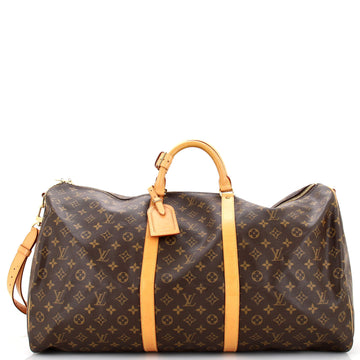 Louis Vuitton Keepall Bandouliere Bag Monogram Canvas 60