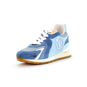 Louis Vuitton Women's Run Away Sneakers Suede with Canvas