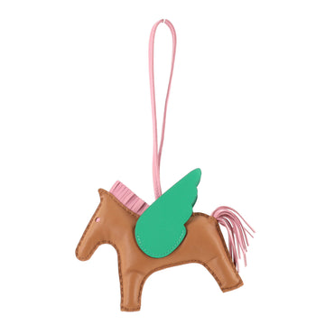 Hermes Pegase Rodeo Bag Charm Leather MM