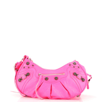 Balenciaga Le Cagole Giant Studs Shoulder Bag Leather Small