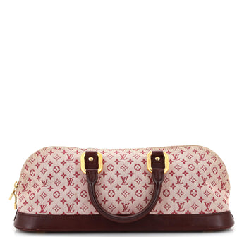 Louis Vuitton Alma Handbag Mini Lin Horizontal