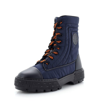 Hermes Women's Fresh Ankle Boots Parachute Fabric