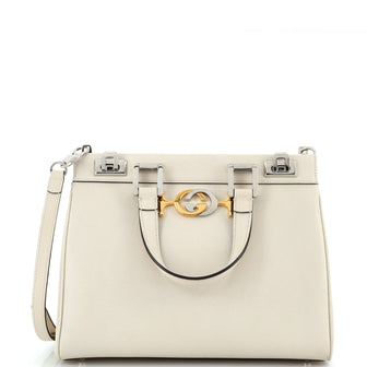 Gucci Zumi Top Handle Bag Leather Small